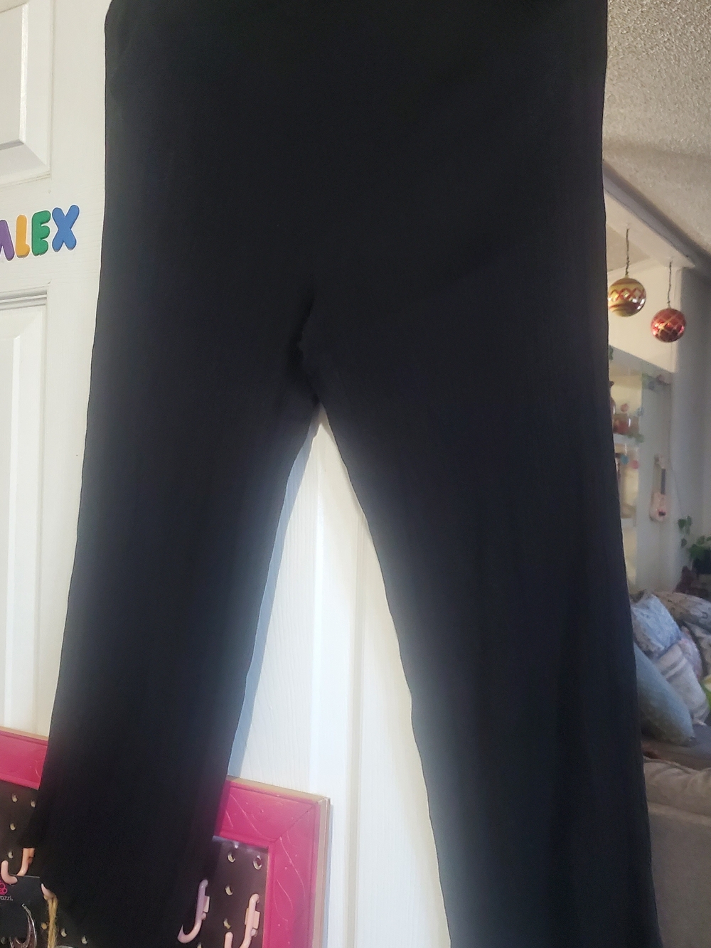 Women's Black Wide-Leg Pants